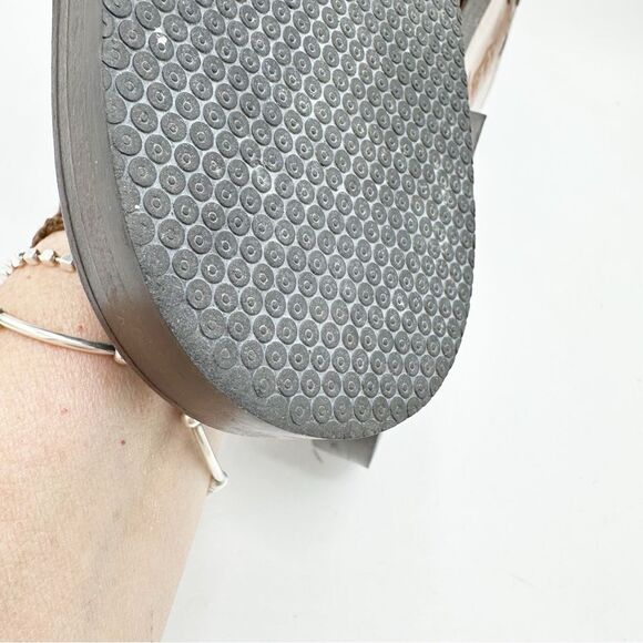 Tommy Bahama Vintage Slip-On Mule Dark Brown Leather Fisherman Sandals Sz 10 - Picture 14 of 15